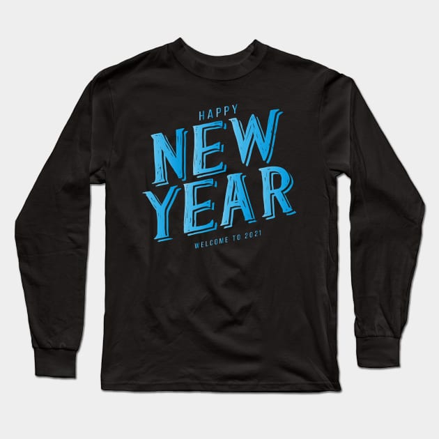 Happy New Year Long Sleeve T-Shirt by aybstore